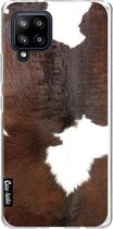 Casetastic Samsung Galaxy A42 (2020) 5G Hoesje - Softcover Hoesje met Design - Roan Cow Print