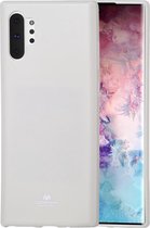 GOOSPERY JELLY TPU schokbestendig en kras-hoesje voor Galaxy Note 10+ (wit)