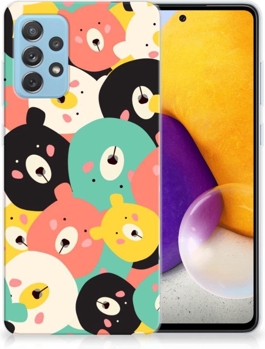 Samsung Galaxy A72 Telefoonhoesje met Naam Bears