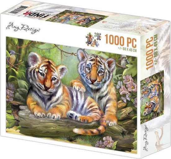 Tigers - Jigsaw puzzle by Amy Design