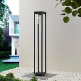 Lindby - Tuinpad verlichting - 1licht - aluminium, kunststof - H: 100 cm - E27 - donkergrijs