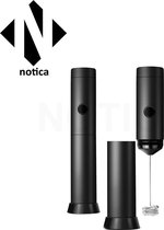 Notica - Premium Melkschuimer (excl. batterijen) - Melkopklopper - Opklopper - Schuimer - Melkschuimer - Melk opklopper - Melkopschuimer - Opschuimer - Elektrische melkschuimer - H