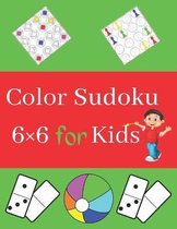 Color Sudoku 6x6 for Kids