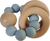 Chewies & More Rattle Bijtring Baby Blue 0m+