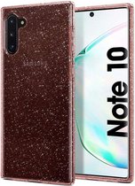 Spigen - Samsung Galaxy Note 10 - Liquid Crystal Glitter Hoesje - Rose