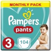 Pampers Baby Dry Pants Maat 3 - 104 Luierbroekjes