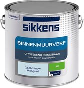 Sikkens - Binnenmuurverf - Muurverf - Mengkleur - Zachtblauw - 2,5 Liter