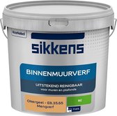 Sikkens Binnenmuurverf Muurverf - Mengkleur - Okergeel - E8.35.65 - 5 Liter