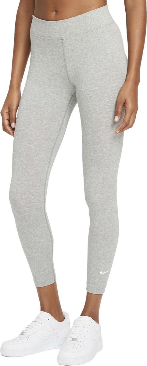 Nike Sportswear Essential 7/8 Mid Rise Dames Legging Grijs