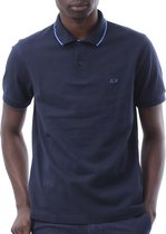 Sun68 Poloshirt - Mannen - donkerblauw/lichtblauw/donkergroen