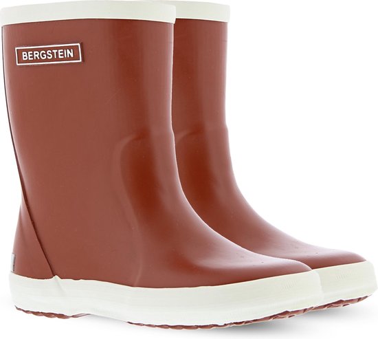 Foto: Bergstein rainboot regenlaarzen unisex junior brick maat 24