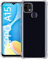 Oppo A15 & Oppo A15S Hoesje Transparant - Anti-Shock Hybrid Back Cover