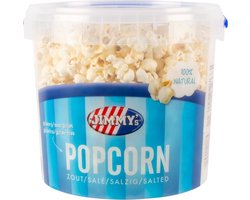 Jimmy's Popcorn - Zout - Bucket Popcorn - Emmer Popcorn - 140 gram