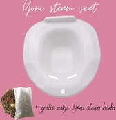 Yoni steam seat met gratis zak yoni steam herbs  - Yoni stoom stoel - vaginale verzorging - intieme verzorging