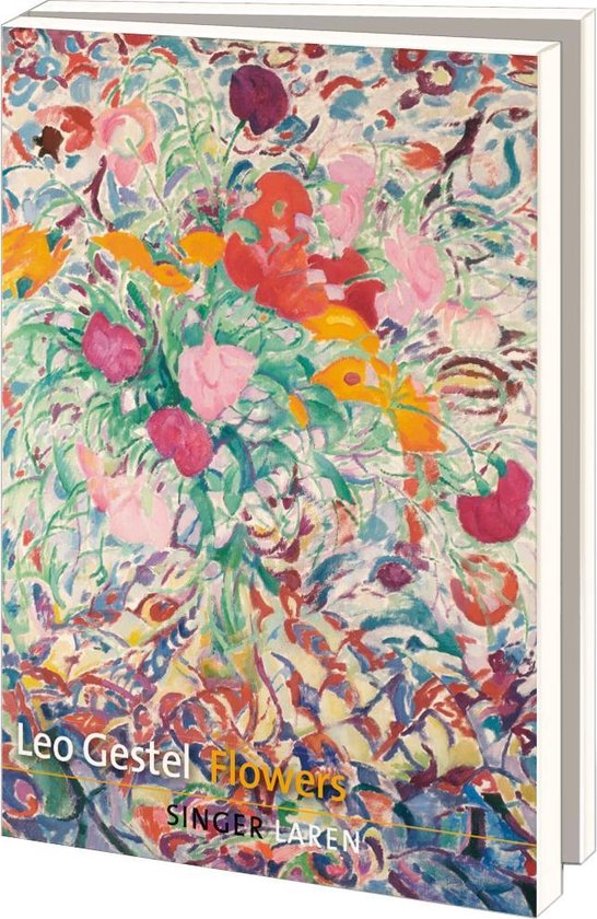 Kaartenmapje met env, groot: Flowers, Leo Gestel, Singer, Laren