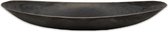 Antraciete melamine fruit schaal industrieel old look 40 x 17 x 6 Cm