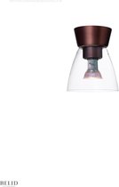 Bizzo plafondlamp D165 mm Oxide - Klaar Glas