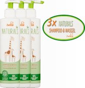 Zwitsal Naturals Shampoo & Washgel 250ml- 3 stuks