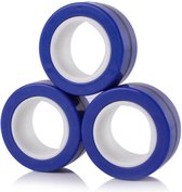 Spinner Fidget - Magnetische Ringen - Fidget Toy - Magic Rings - Blauw