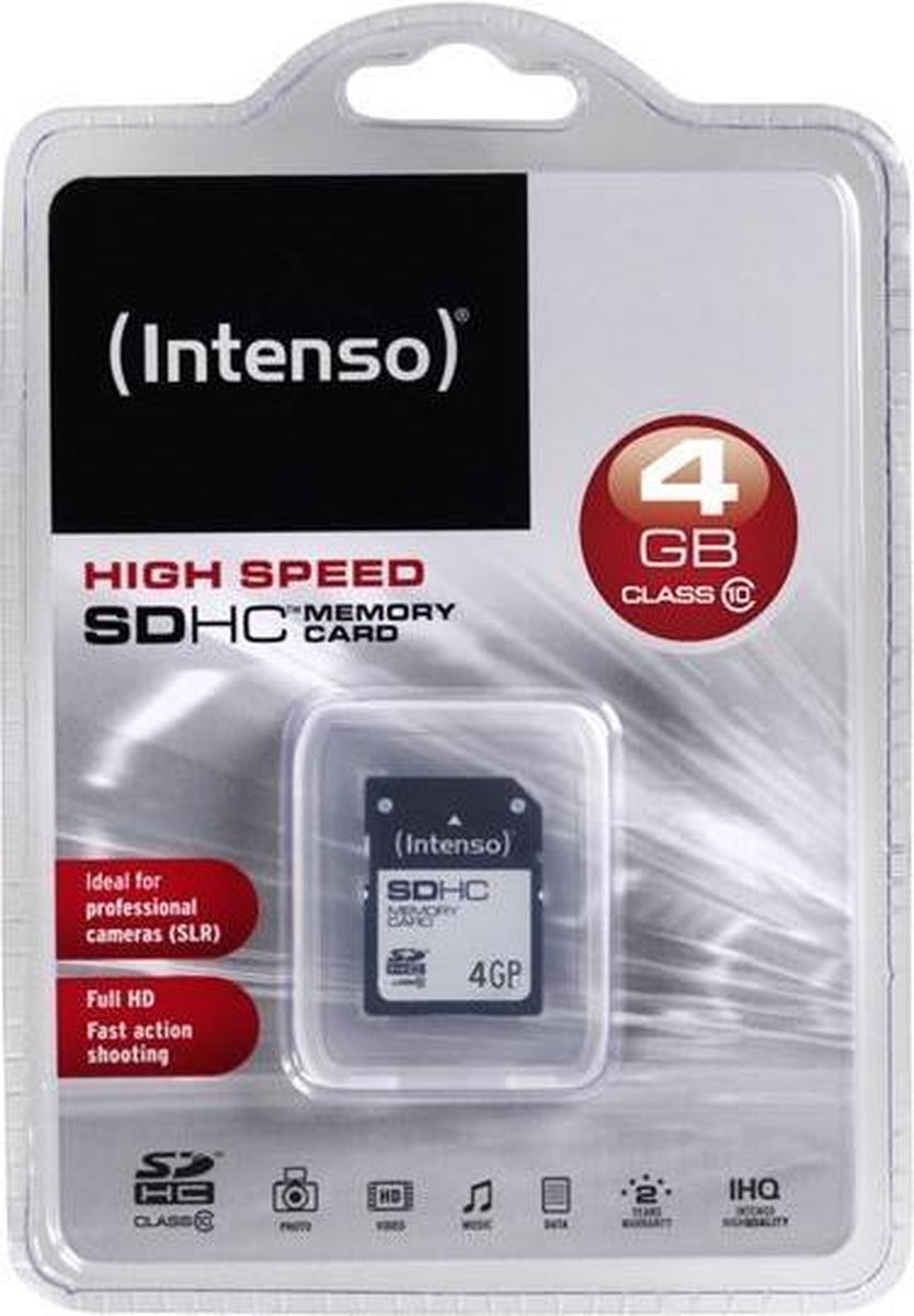 Intenso 3403470 Carte Micro SD/SDHC 16 Go Classe 4 : : Informatique