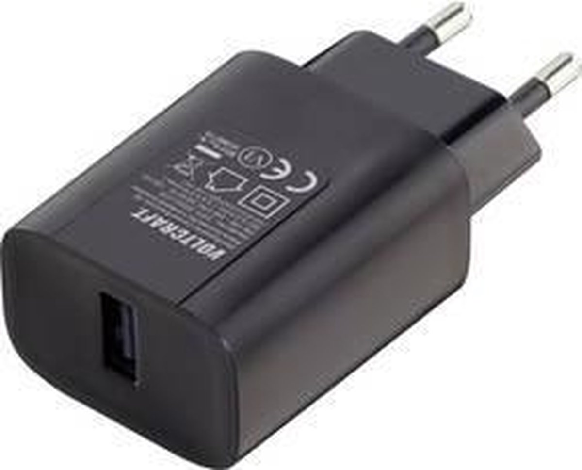 VOLTCRAFT SPS-1000 USB USB-oplader 1000 mA 1 x 1x USB-A Binnen Zwart