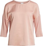 Vila T-shirt Viellette 3/4 Top/su/l 14067791 Misty Rose Dames Maat - S