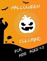 Halloween coloring for kids ages 4-8