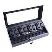 Watchwinder handgemaakte horlogeopwinder Ethan 8+9 individueel instelbaar