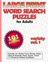 Variety- Large Print Word Search Puzzles for Adults