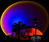 EM Lights - Sunset lamp - Regenboog - Projector - Regenboog model - Zwart