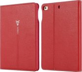 Voor iPad Mini 2019 & 4 & 3 & 2 & 1 GEBEI PU + TPU horizontale flip beschermhoes met houder en kaartsleuven (rood)