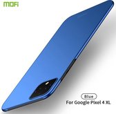 MOFI Frosted PC Ultradunne harde hoes voor Google Pixel 4 XL (blauw)