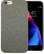 Voor iPhone 6 / 6s Fabric Style TPU Protective Shell (grijs)