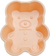 10 STKS Creatieve DIY Siliconen Cake Cup Muffin Cup Bakvorm, Stijl: Bear (Macron Pink)