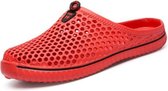Mode ademende holle sandalen Paar strandsandalen, schoenmaat: 36 (rood)