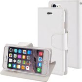 GOOSPERY SONATA DAGBOEK Serie voor iPhone 6 Plus & 6s Plus Horizontale flip lederen tas met houder & kaartsleuven en portemonnee (wit)