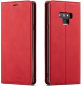 Voor Galaxy Note9 Forwenw Dream Series Oil Edge Sterk magnetisme Horizontale flip lederen tas met houder & kaartsleuven & portemonnee & fotolijst (rood)