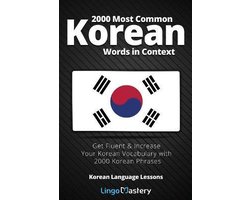 Omslag van Korean Language Lessons- 2000 Most Common Korean Words in Context