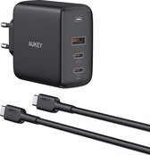 Aukey 3 Port PD Charger 90W incl USB C Kabel