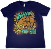ScoobyDoo Kinder Tshirt -M- Reeelp Blauw