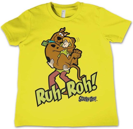 T-shirt Kinder ScoobyDoo - XS- Ruh-Ruh Jaune