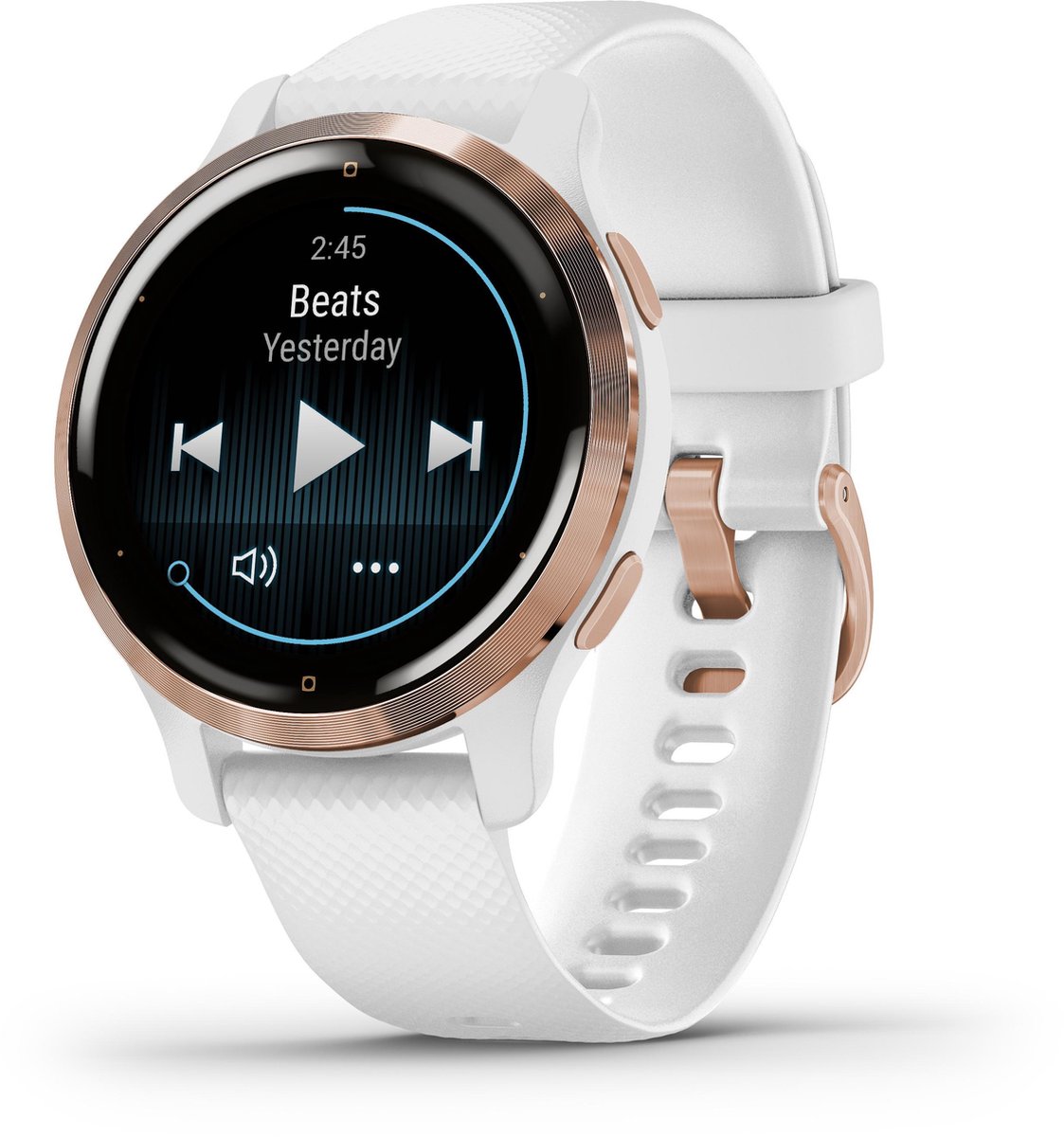 Afbeelding 3 van Garmin Venu 2s - Smartwatch voor dames met Stappenteller - 10 dagen batterij - 40 mm - Rose gold/Wit
