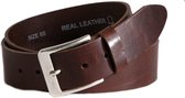 Just Dreamz - Heren riem - Bruin - Leer - 4 cm - Bandmaat 85