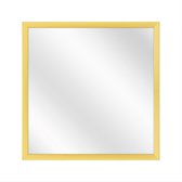 Spiegel met Luxe Aluminium Lijst - Mat Goud - 30 x 30 cm