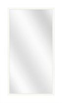 Spiegel met Luxe Aluminium Lijst - Mat Wit - 40 x 120 cm