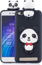 Voor Xiaomi Redmi 5A 3D Cartoon Pattern Shockproof TPU beschermhoes (Red Bow Panda)