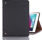 Retro Book Style Horizontale Flip PU Leather Case voor iPad Pro 12,9 inch (2018), met houder & kaartsleuven & portemonnee (zwart)