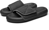 Modetrend Casual lichtgewicht mesh stoffen paar pantoffels (kleur: grijs maat: 36)