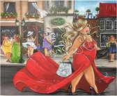 Diamond Painting "JobaStores®" Dikke Dames 23 40x50cm