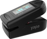 Yapa Electronics® Saturatiemeter met Hartslagmeter en Zuurstofmeter - Zwart